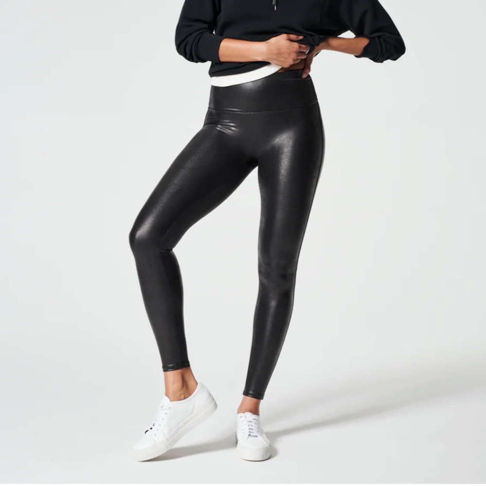 Spanx NWT Faux Leather Leggings